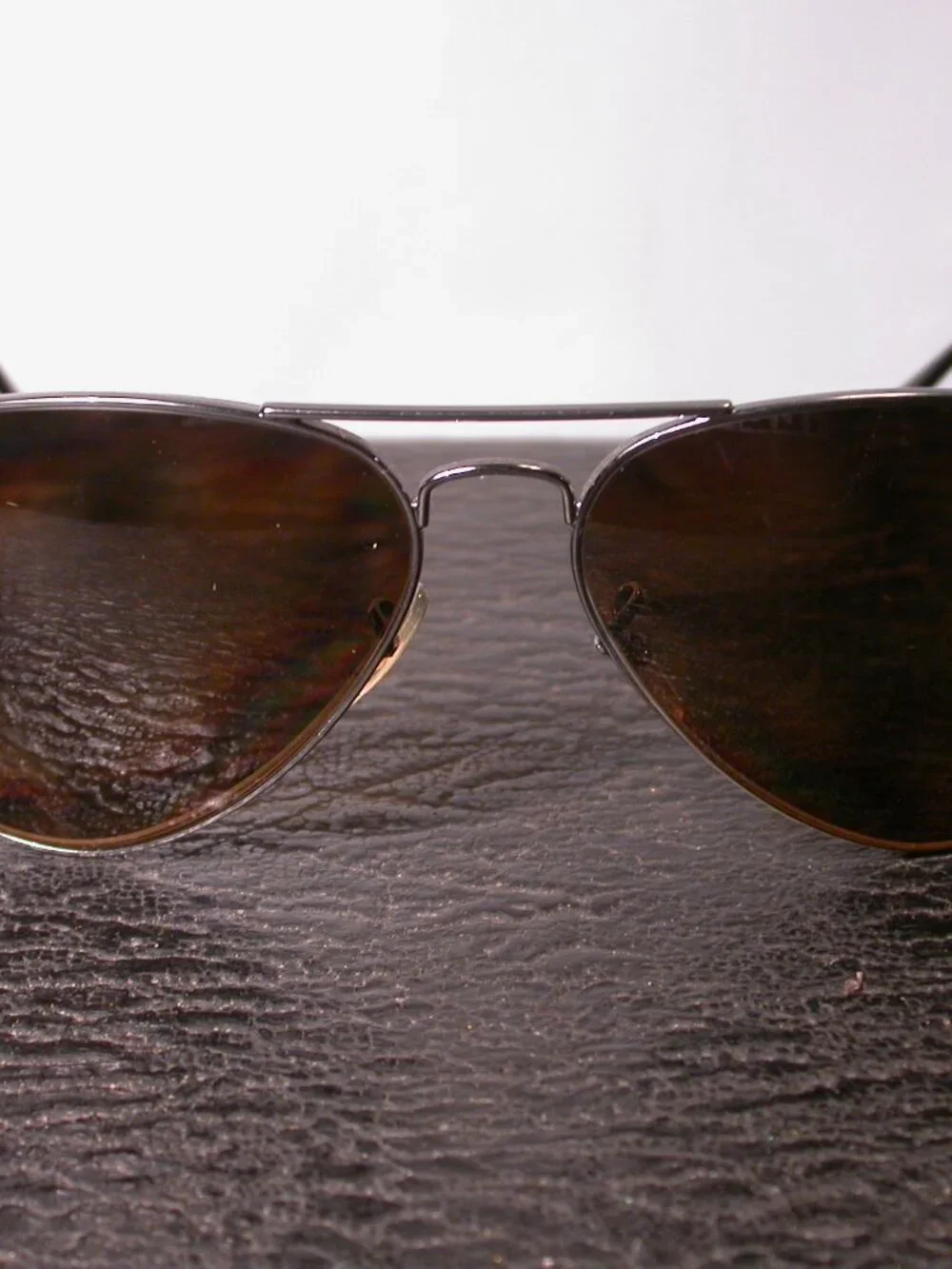 Ray Ban Gunmetal Silver Aviator Sunglasses Made in ITALY RB3025 FRAME ONLY